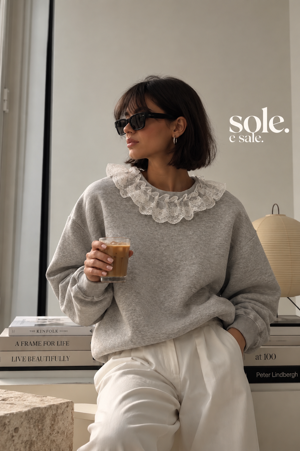 LACE SWEATSHIRT ☁️