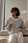 LACE SWEATSHIRT ☁️