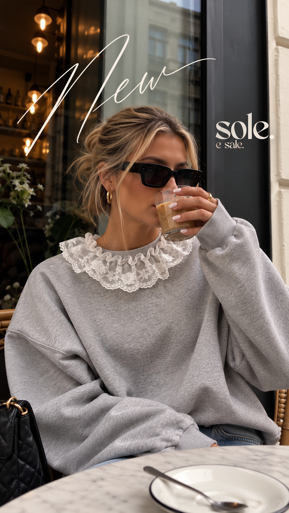 LACE SWEATSHIRT ☁️