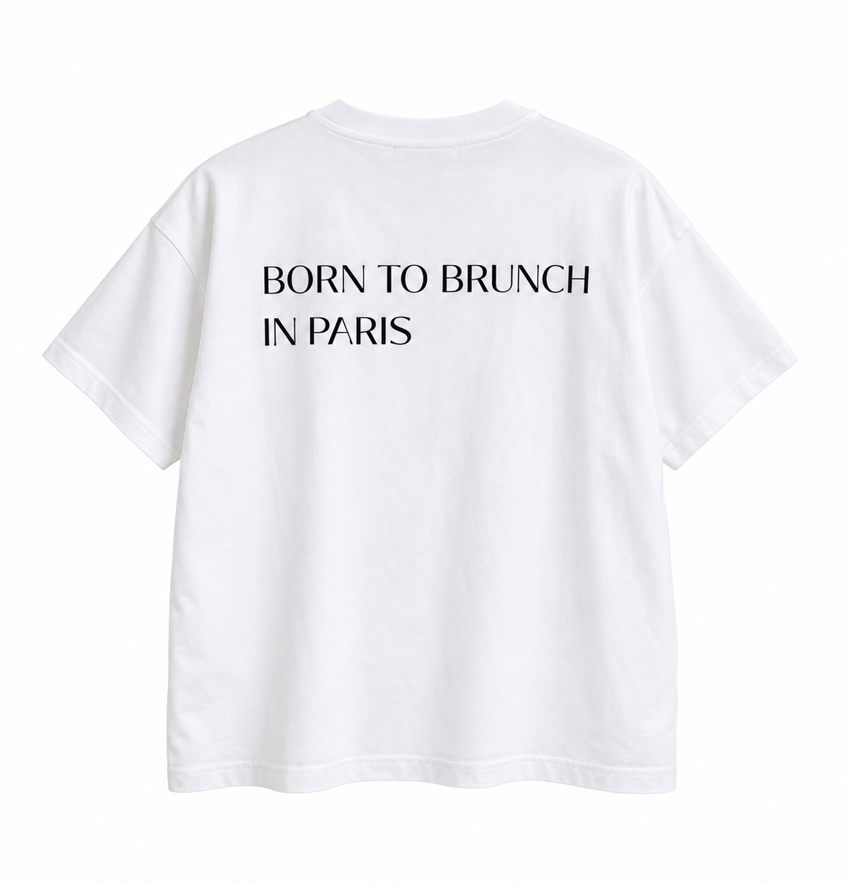 BORN TO BRUNCH IN PARIS • oversized majica